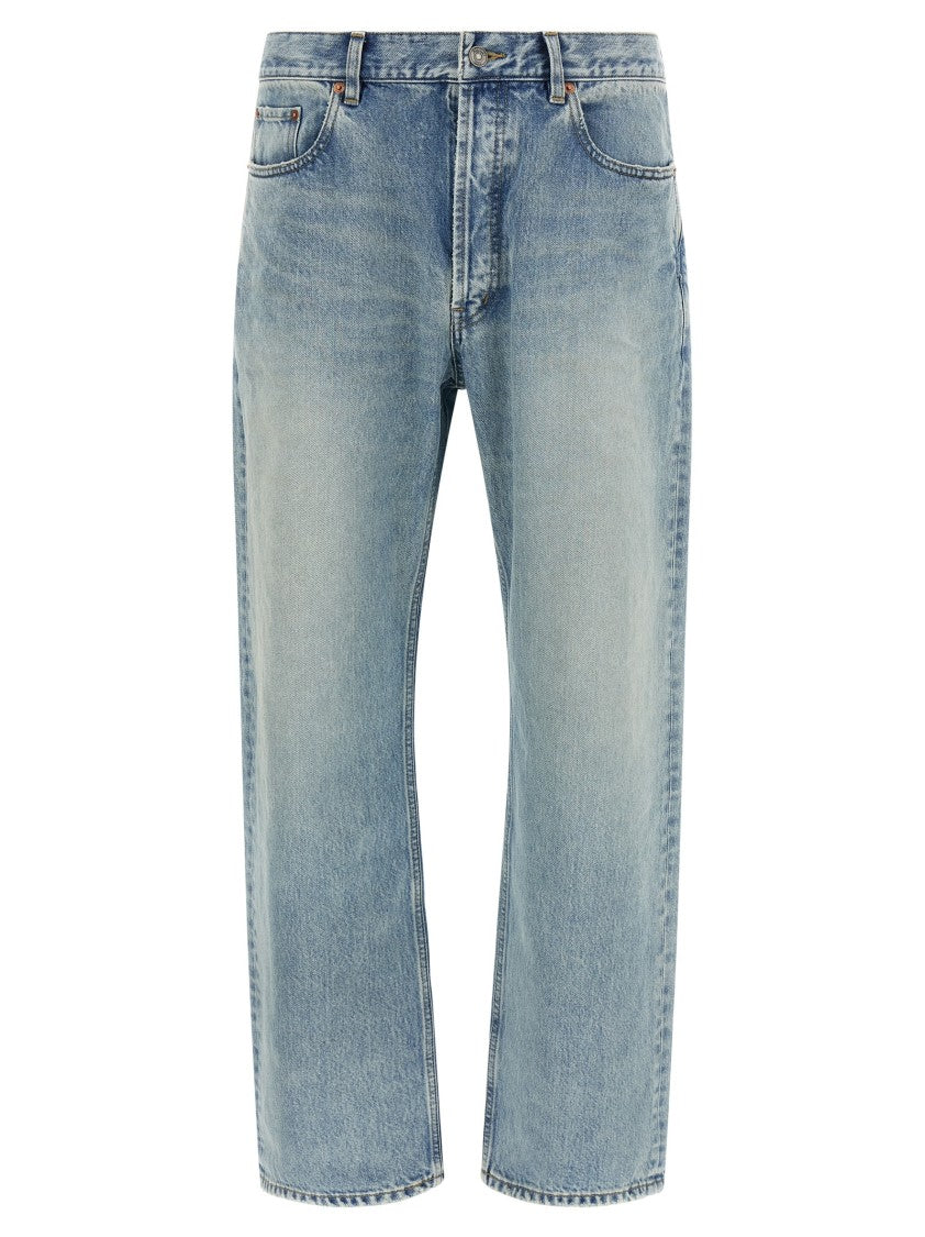 Saint Laurent Stone Washed Denim Jeans