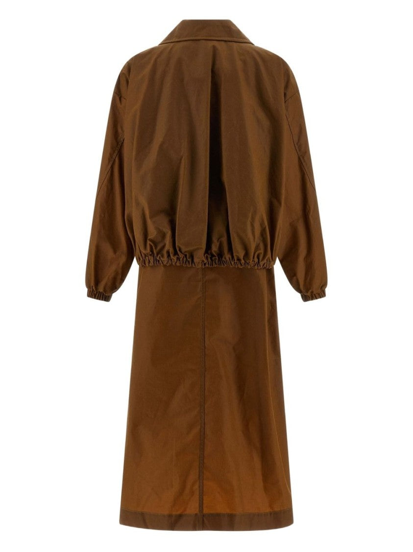 Marbell Single-Breasted Marbell Coat With Zip