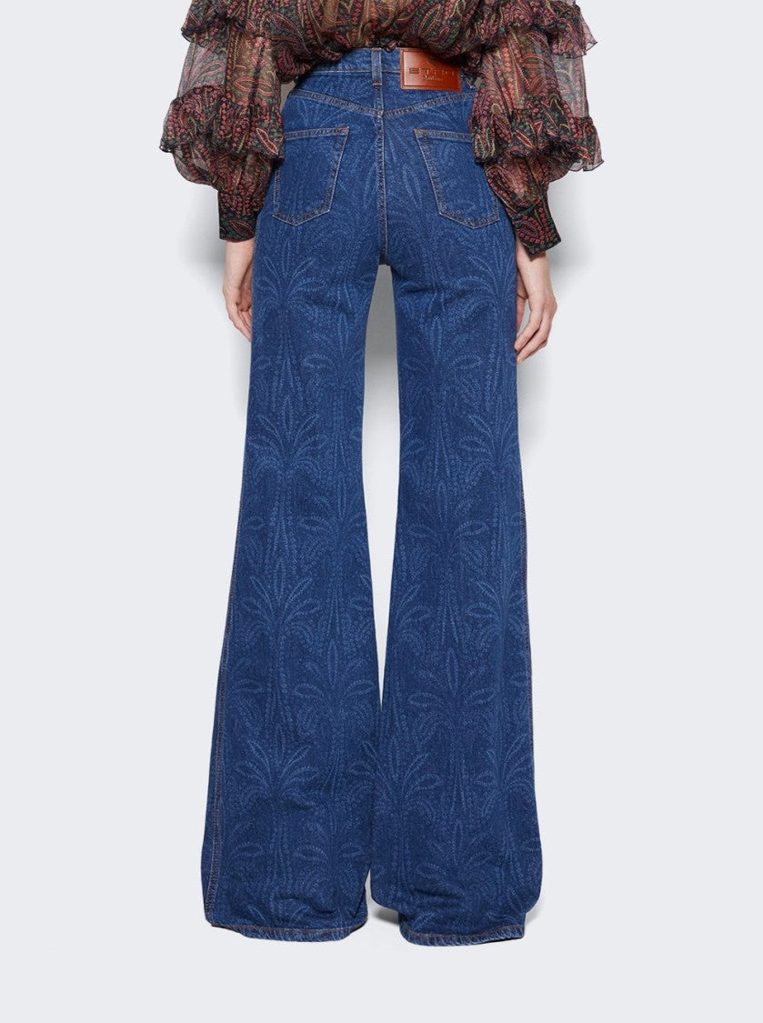 Etro Buttoned Flared Jeans