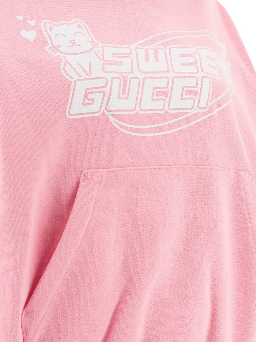 Gucci Pink Cotton Sweatshirt