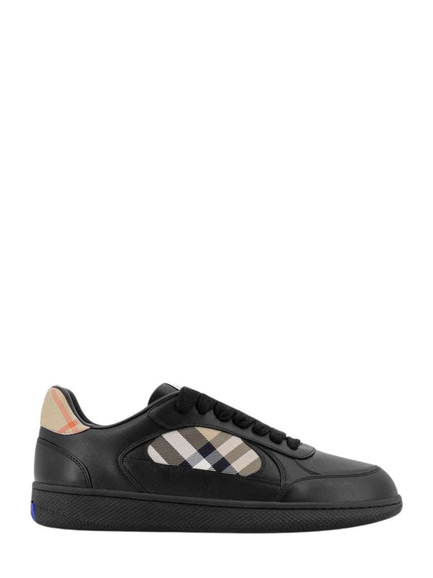 Burberry Black Leather Sneakers