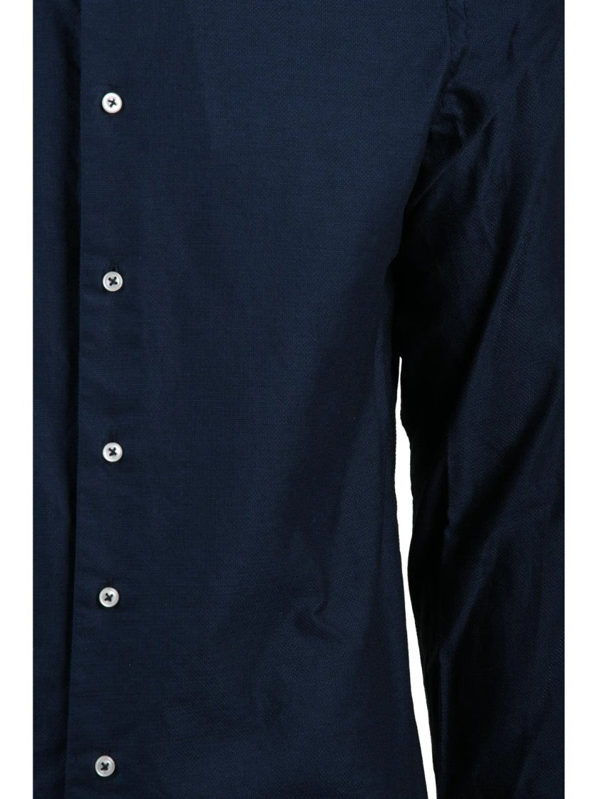 Altemflower Blue Tailored Cotton Shirt