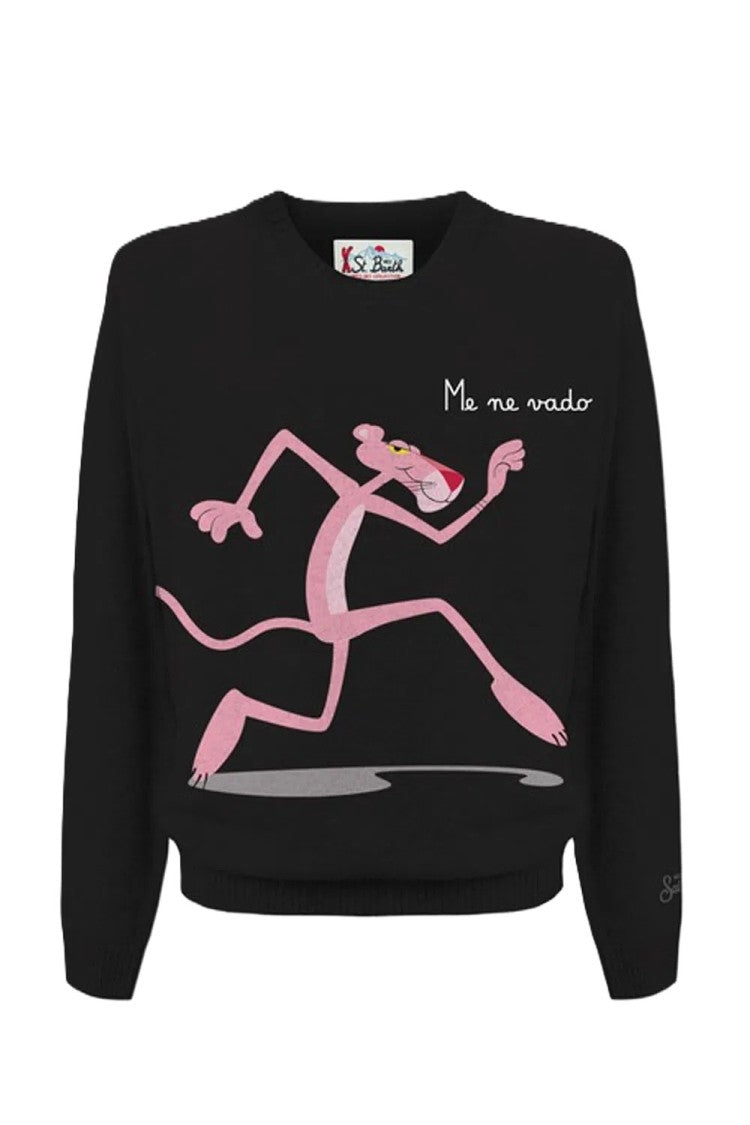 Mc2 Saint Barth Mid-Run Graphic Sweatshirt With Bold Iconography