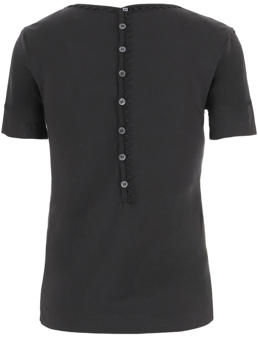 Jacquemus Cotton Top With Back Button Placket