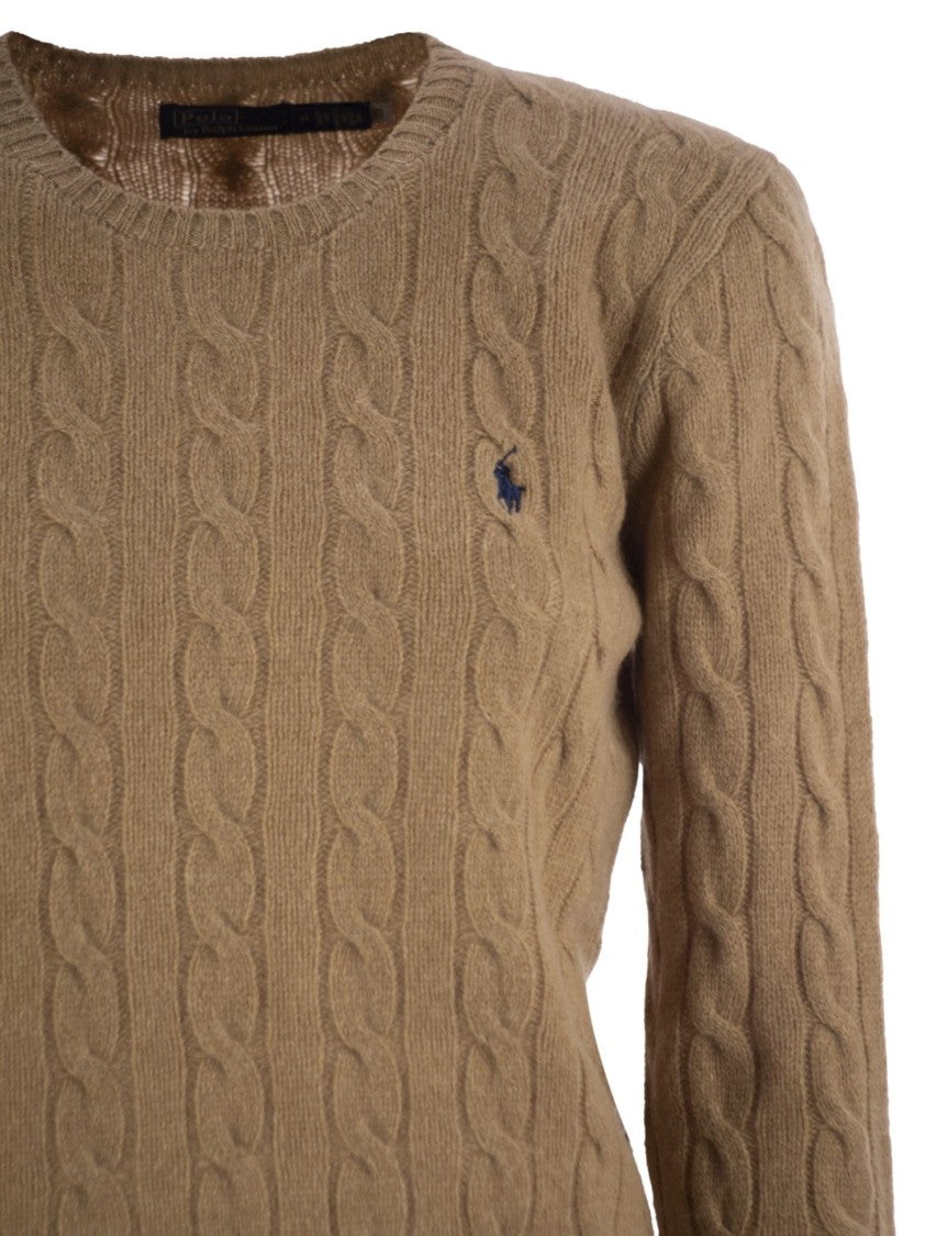 Polo Ralph Lauren Plaited Wool And Cashmere Crew-Neck
