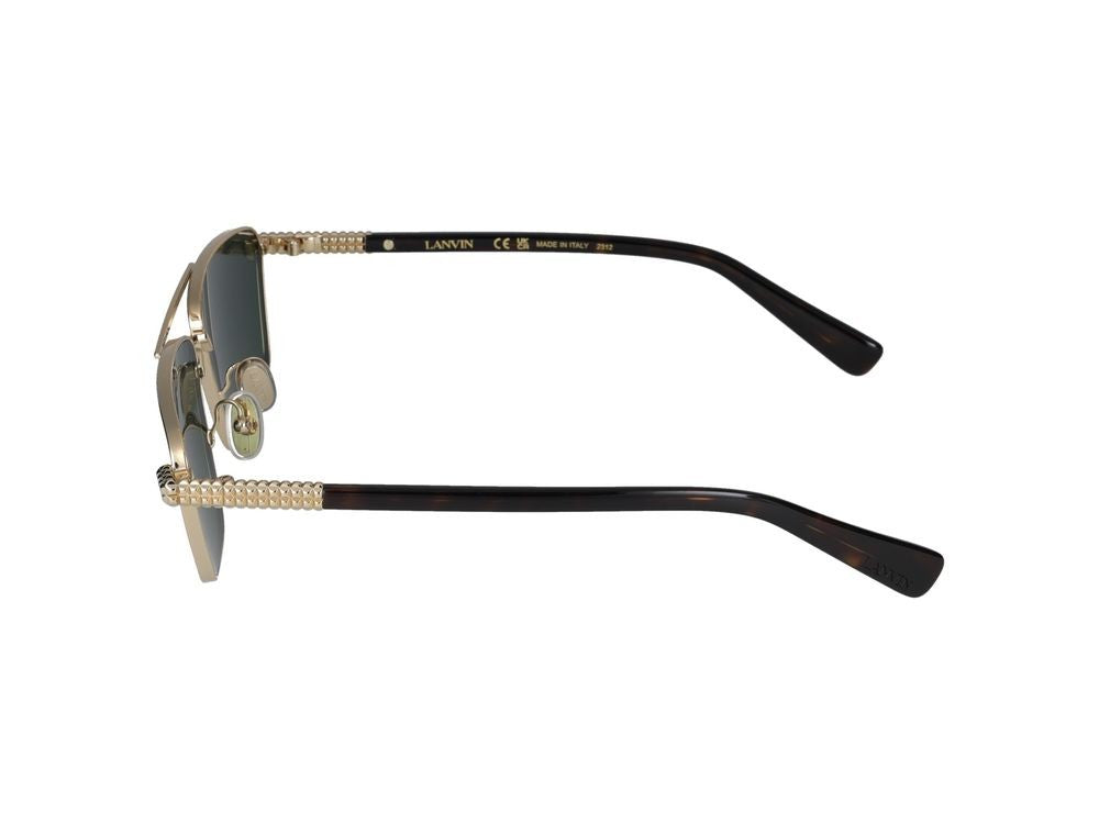 Lanvin Sunglasses Lanvin Lnv133s 733 Gold/Green 58/15/140
