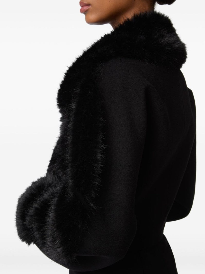 Nina Ricci Black Concealed Fastening Side Pocket Jacket