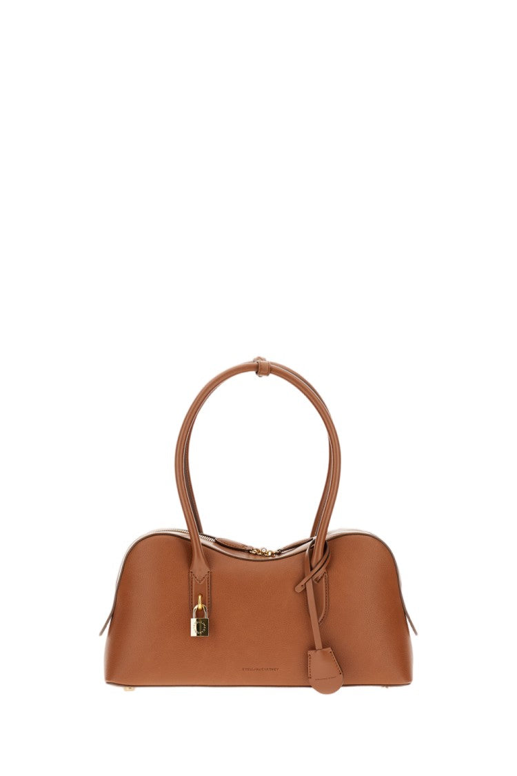 Stella Mccartney Structured Shoulder Bag In Grape-Based Leather