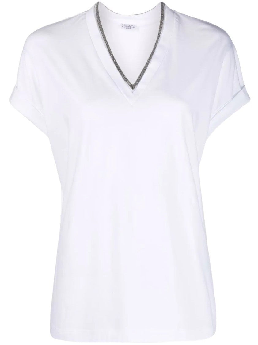 Brunello Cucinelli V-Neck Sleeveless Top