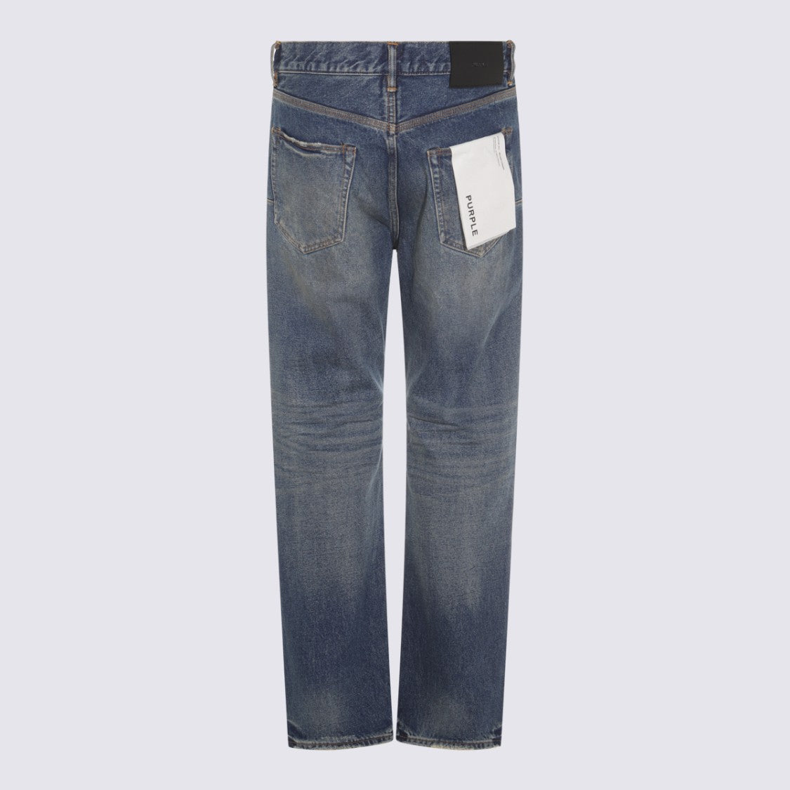 Purple Brand Straight-Leg Jeans With Medium Wash And Light Distressing