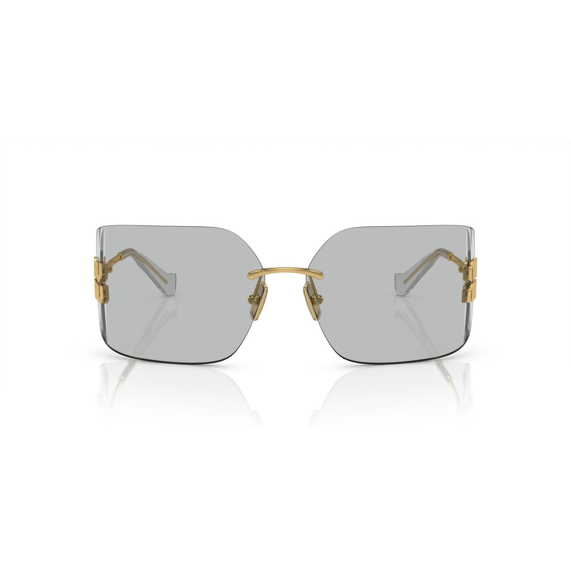 Miu Miu 0Mu 54Ys Rimless Square Sunglasses
