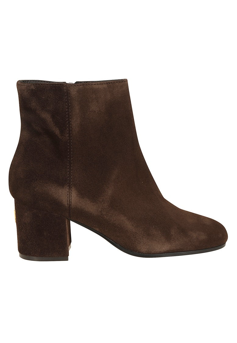 Via Roma 15 Tacco 50 Chic Mini V Suede Ankle Boots