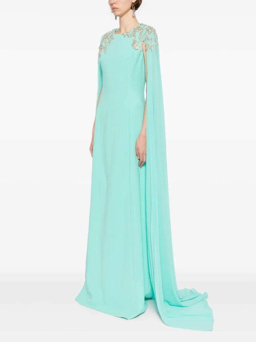 Saiid Kobeisy Embellished Crepe Kaftan