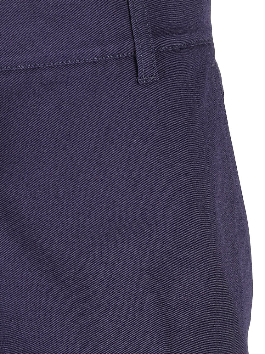 Max Mara Tailored Blue Trousers With Structured Waistband