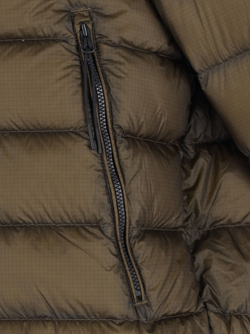 C.P. Company Logo Padded Down Jacket – Green