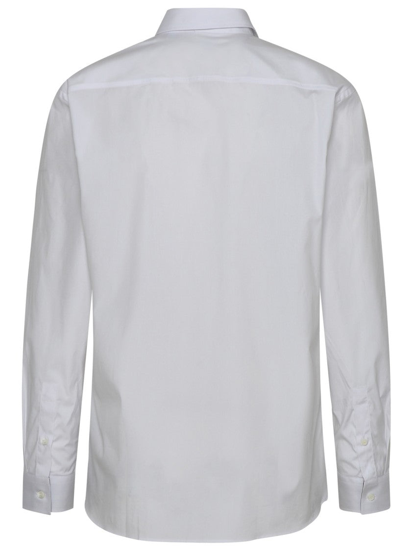 Burberry Sherfield Shirt In White Cotton