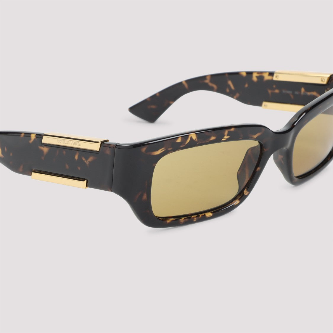 Bottega Veneta Brown Acetate Sunglasses