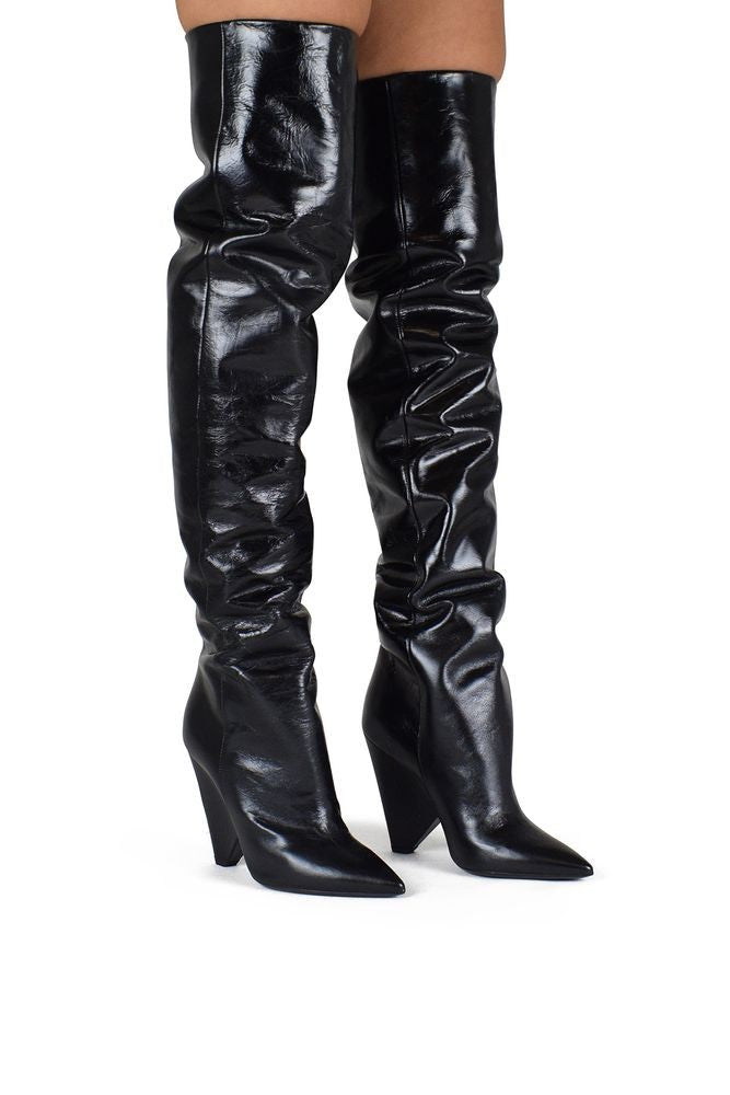 Saint Laurent Niki 105 Over-The-Knee Boots