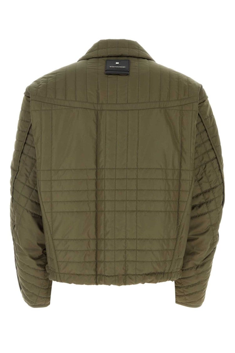 Wooyoungmi Army Green Polyester Padded Jacket