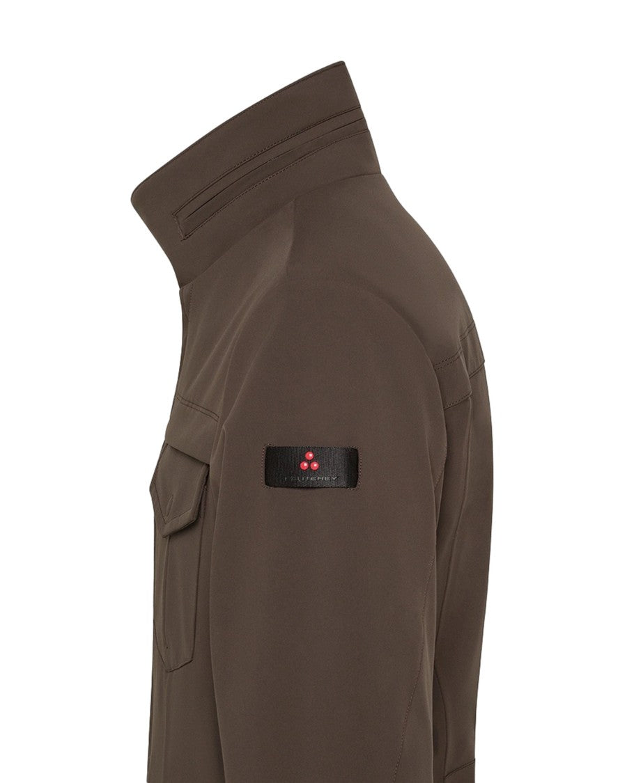 Peuterey Field Jacket In Brown