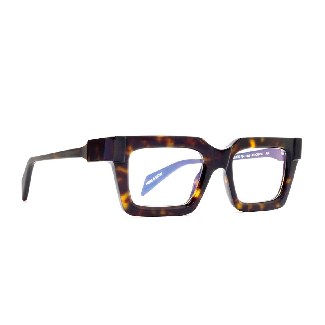 Siens Havana Creature 124 Acetate Rectangular Sunglasses