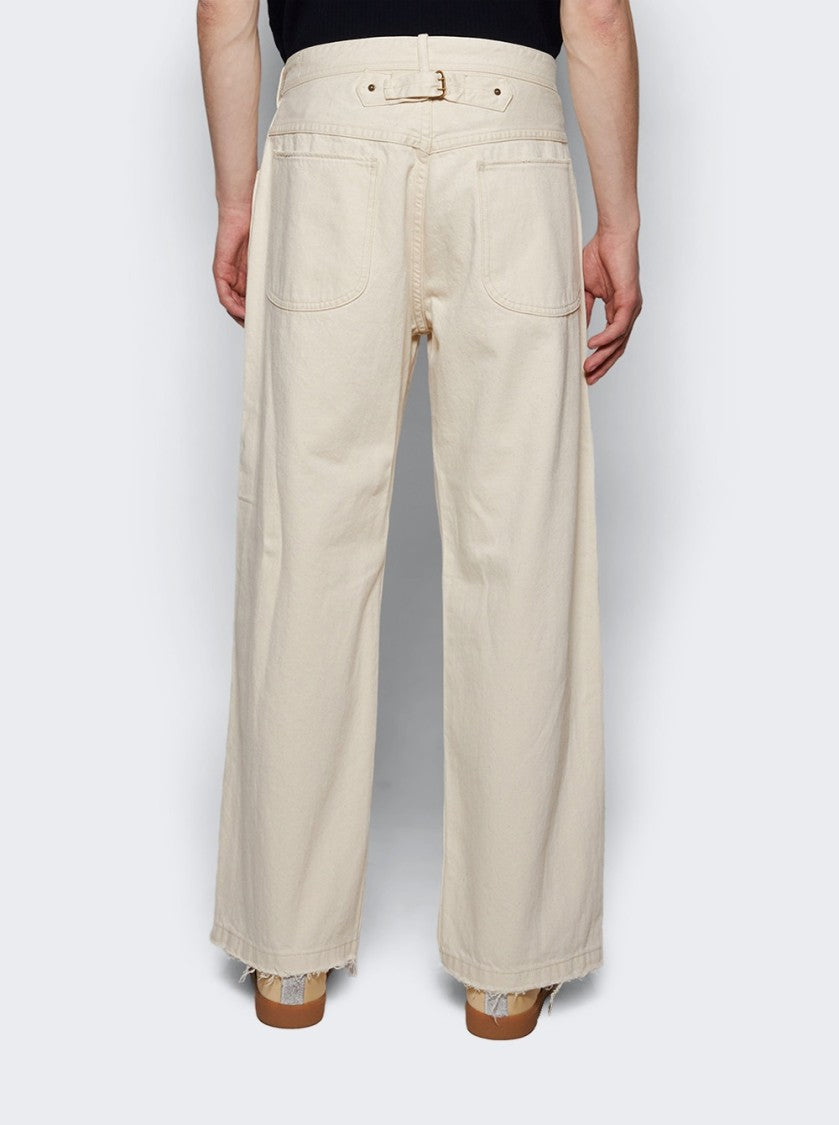 Maison Margiela Pants Ecru Melange