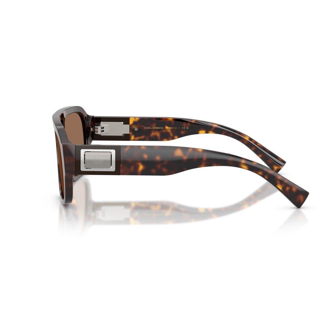 Dolce & Gabbana 0Dg4506 Bold Rectangular Tortoiseshell Sunglasses
