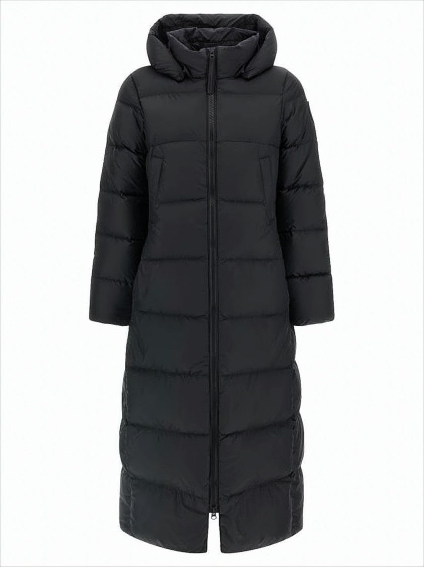 Canada Goose Quilted Down Coat With High Collar