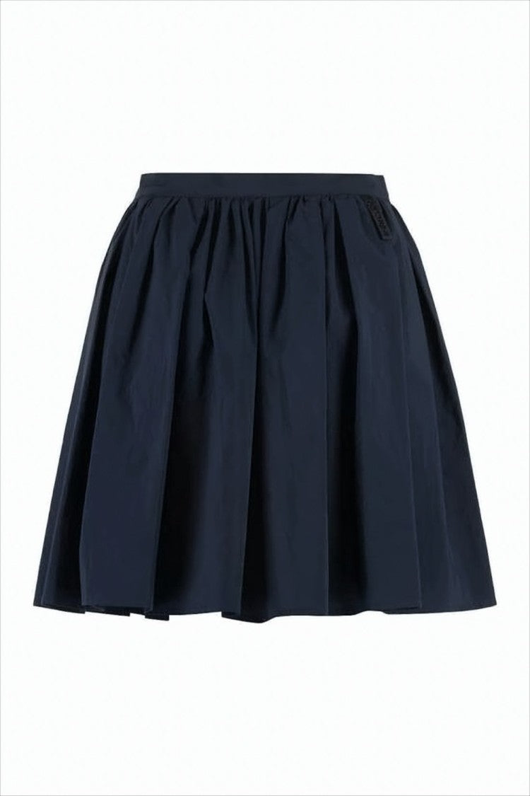 Moncler Gathered Mini Skirt With Structured Waistband