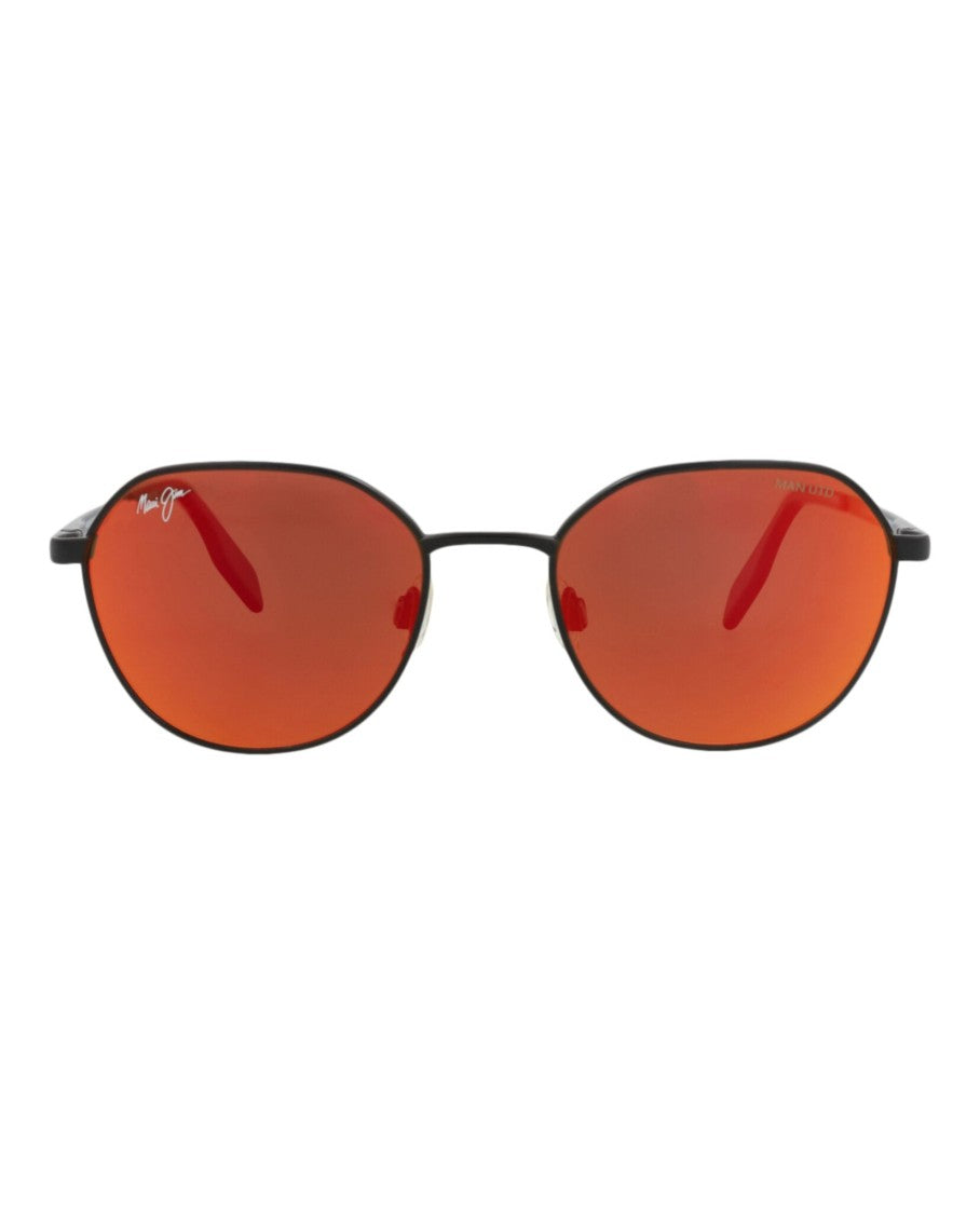 Maui Jim Round-Frame Metal Sunglasses