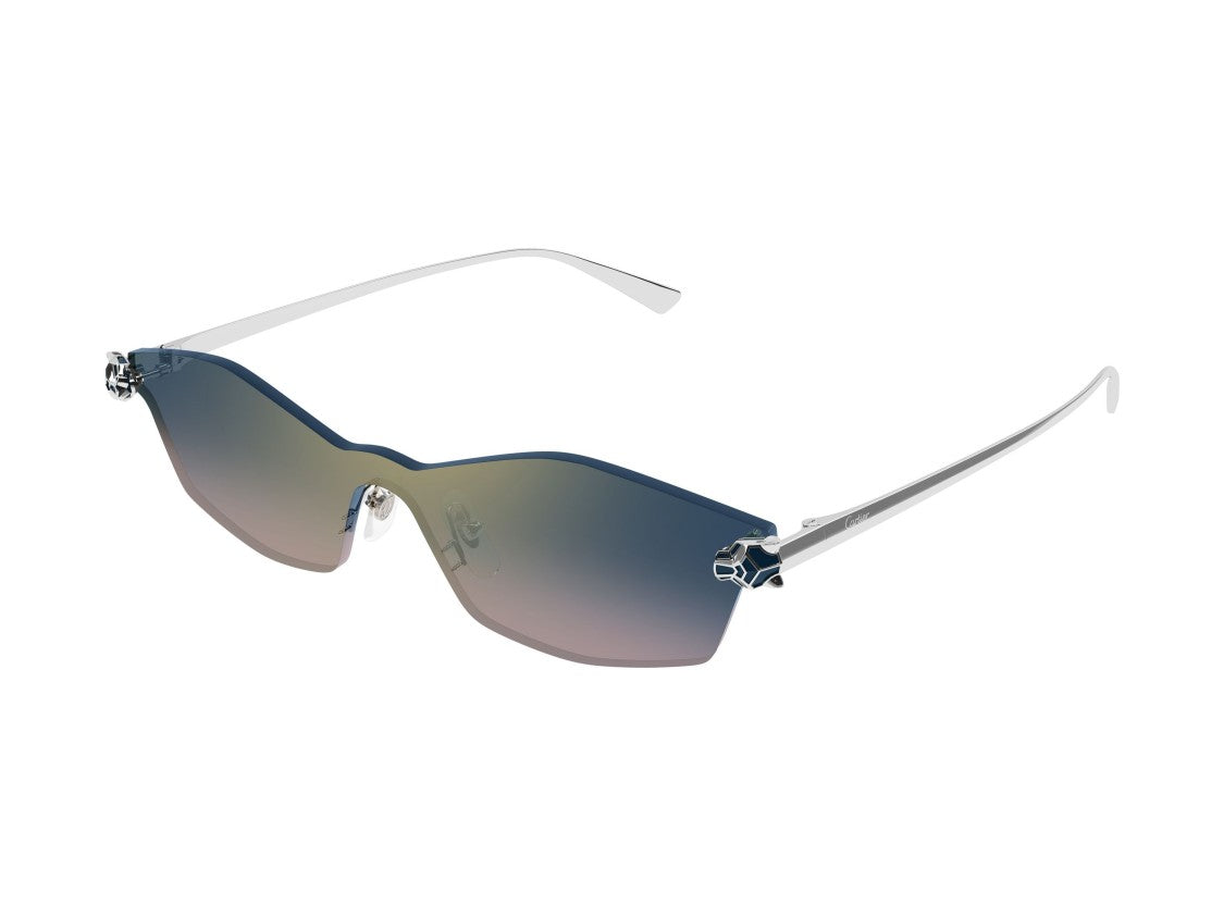 Cartier Ct0678s Rimless Gradient Emblem Sunglasses
