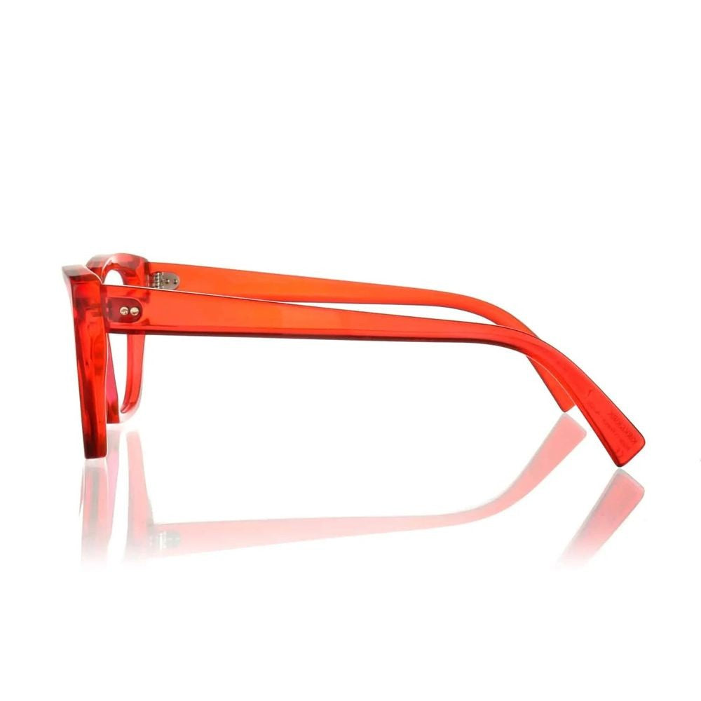 Kirk&Kirk Ellis Rectangular Red Acrylic Eyeglasses