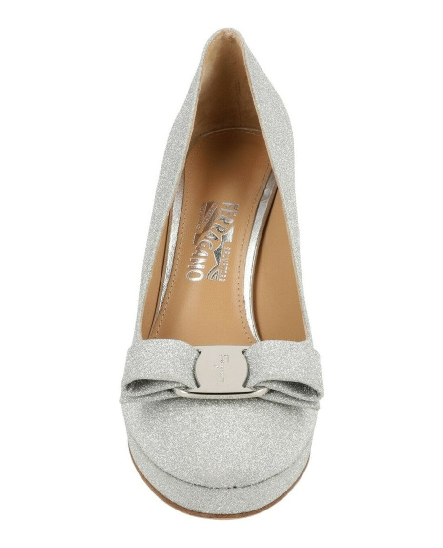 Ferragamo Osimo 105 Glitter Pumps