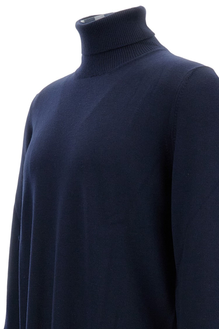 Fay Wool Turtleneck Sweater With High Collar