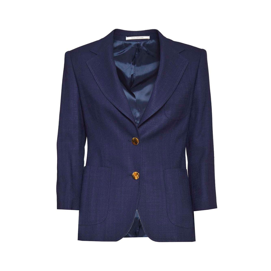 Tagliatore J-Debra Single Breasted Jacket In Blue Viscose Twill