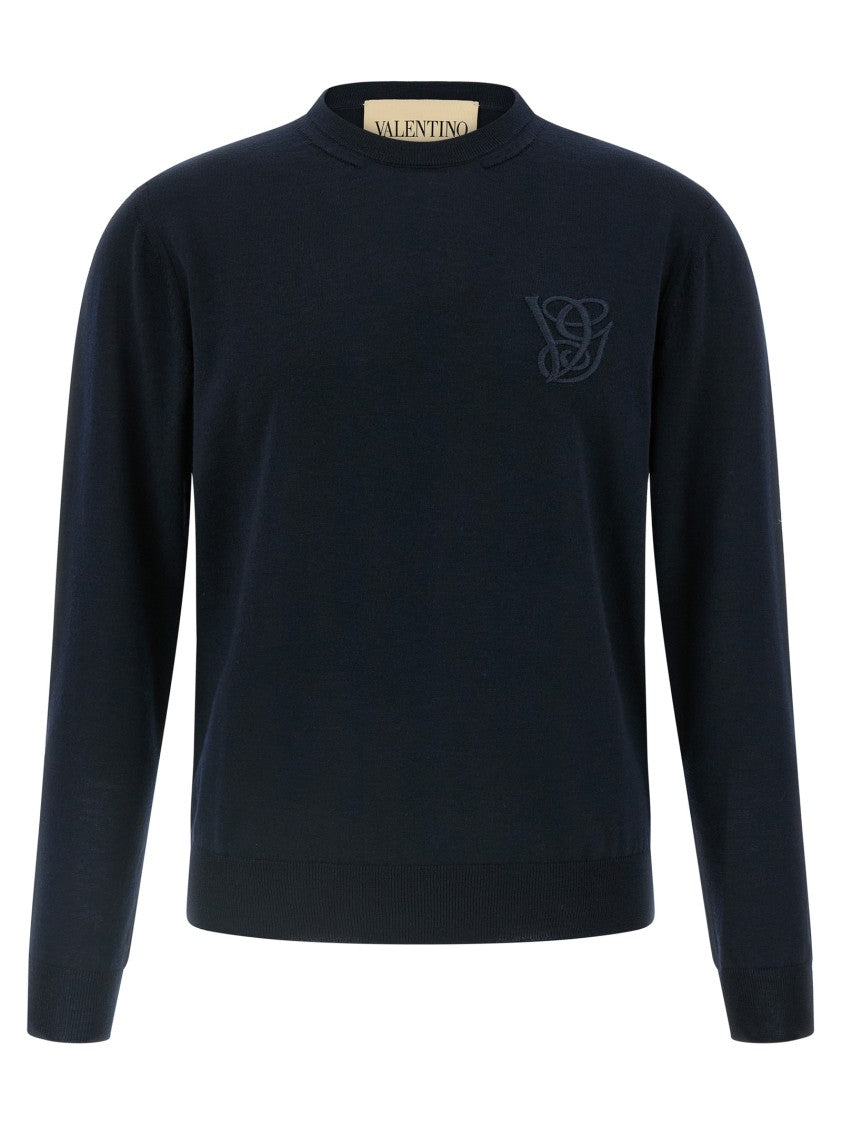 Valentino Garavani Logo Embroidery Sweater