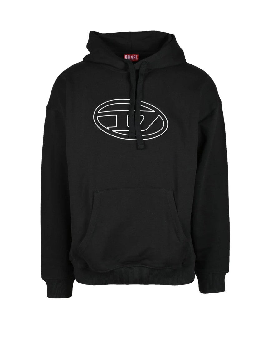 Diesel Black Crewneck Sweatshirt