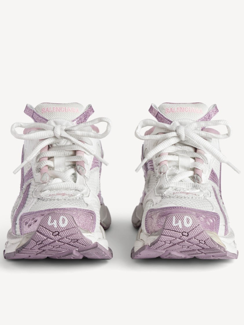 Balenciaga Chunky Layered Sneakers With Glitter Accents