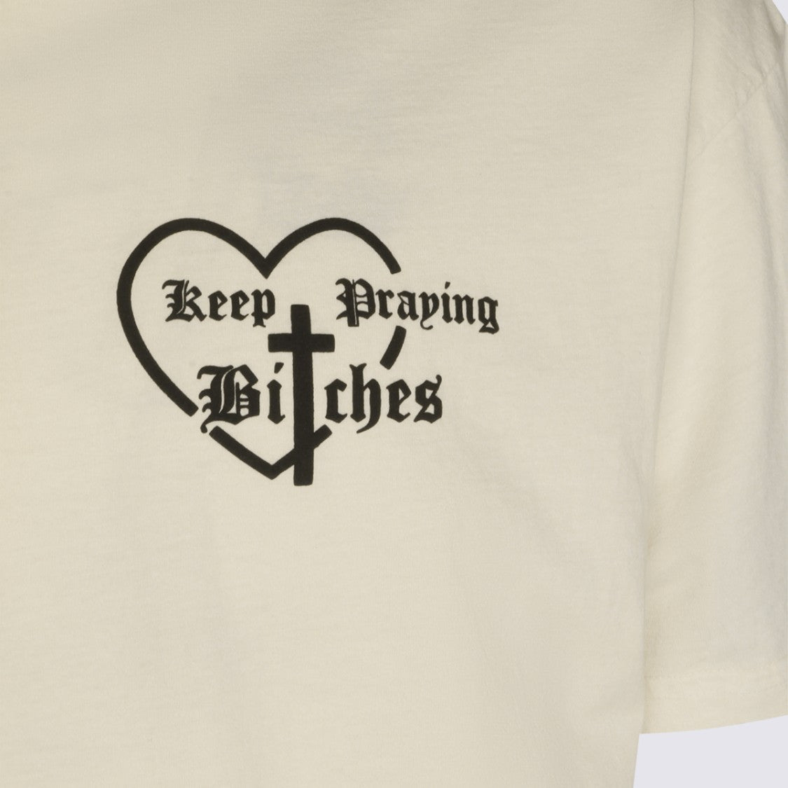 Willy Chavarria Short-Sleeve Graphic T-Shirt With Prayer Motif