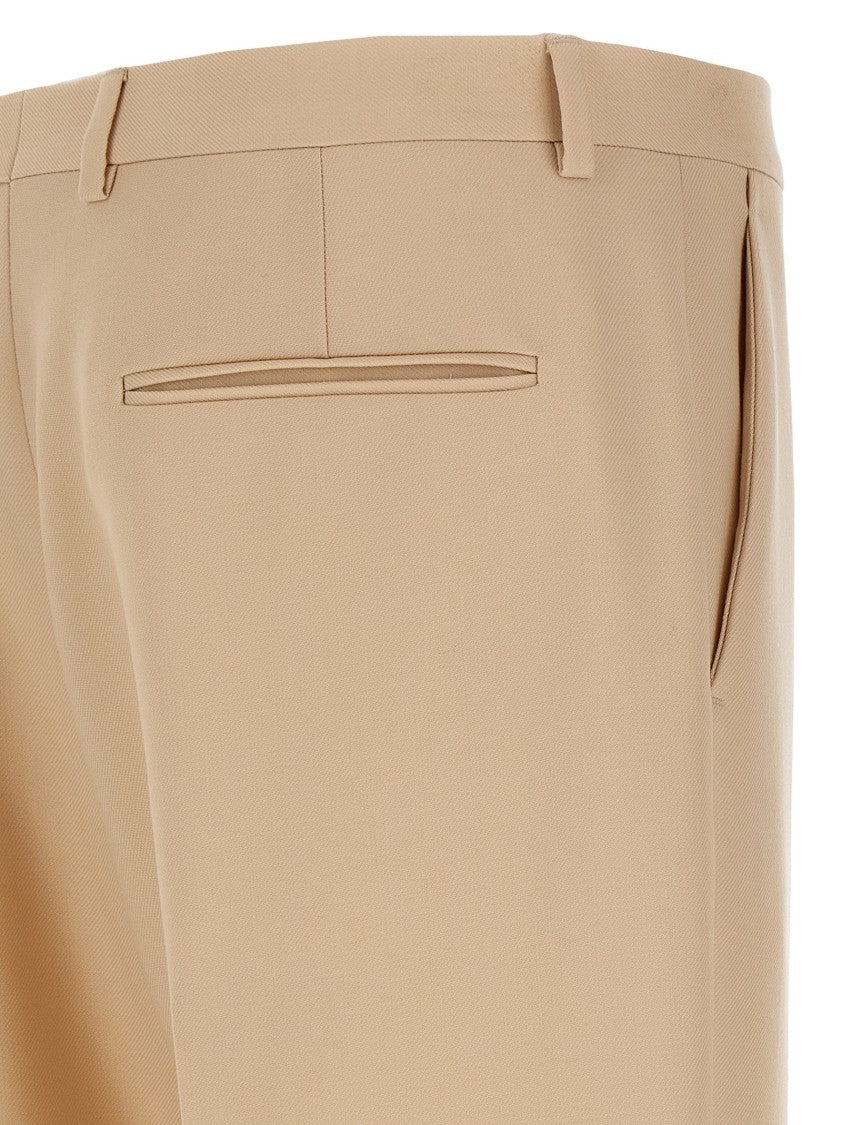 Valentino Garavani Tailored Virgin Wool Gabardine Trousers