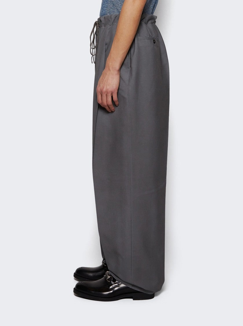 Maison Margiela Mohair Wool Trousers - Medium Grey