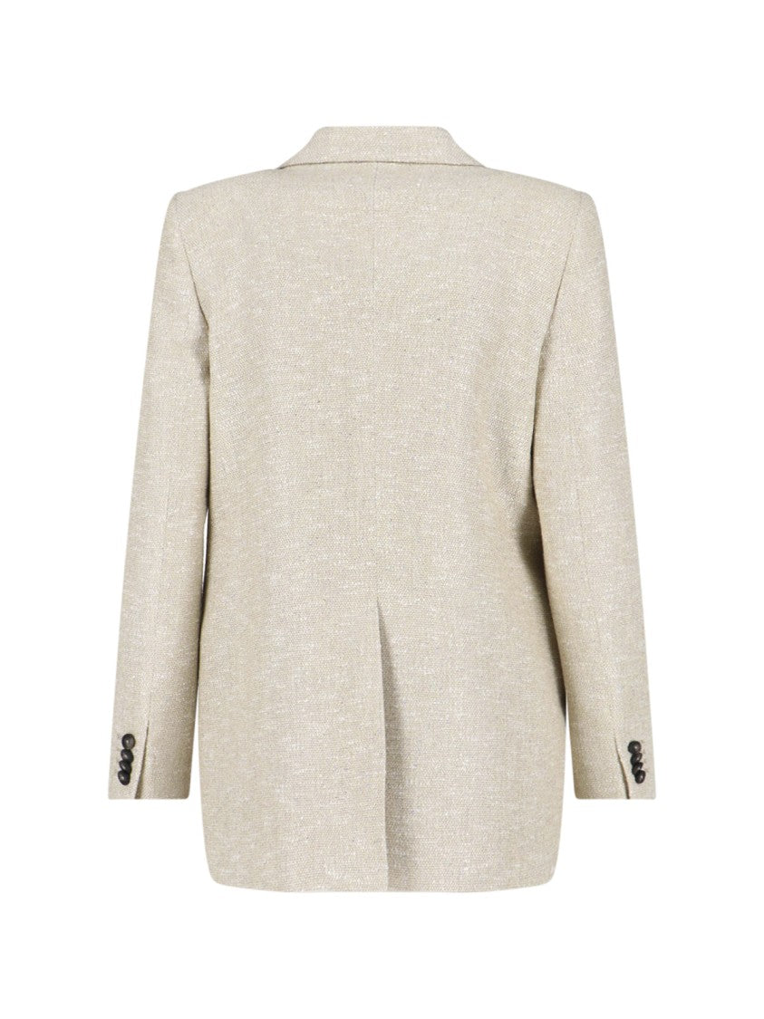 Tagliatore J Bertha Single-Breasted Blazer – Cream