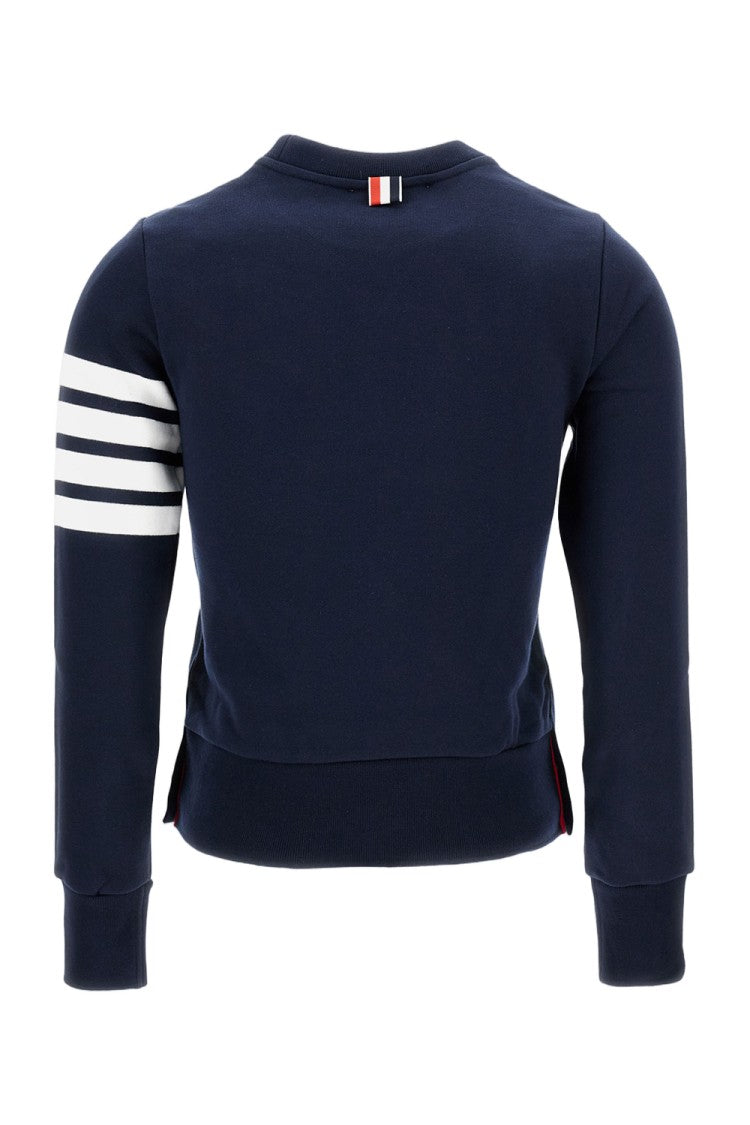 Thom Browne Engineered 4-Bar Crewneck Sweatshirt