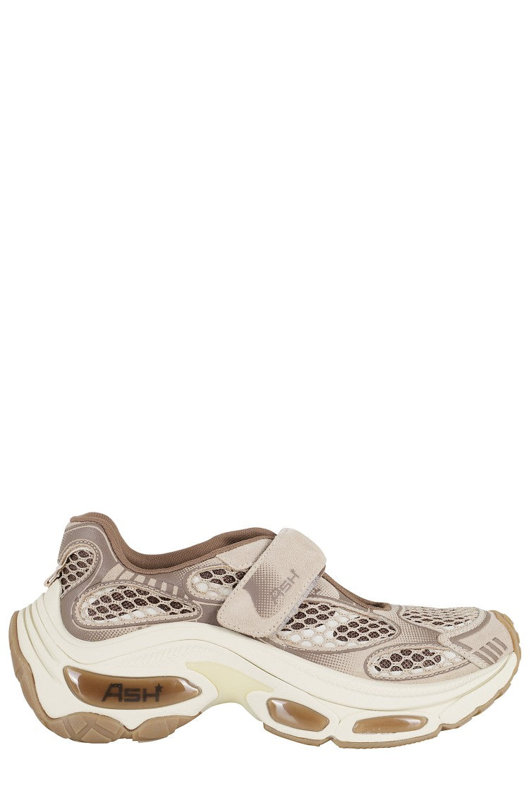 Ash Technical Fabric Sneakers With Suede Closure