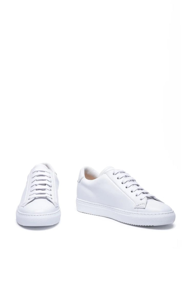 Doucal's Leather Sneakers - White