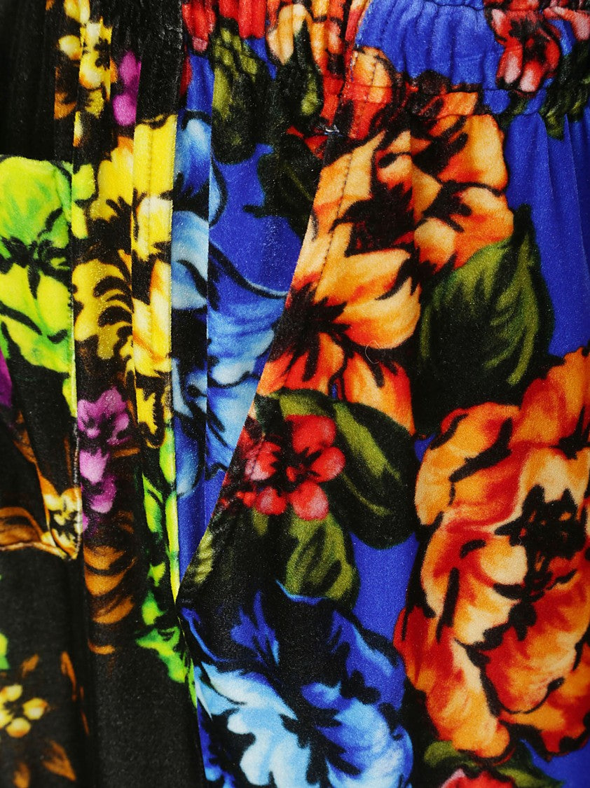 Vetements Velvet Flower Lounge Pants
