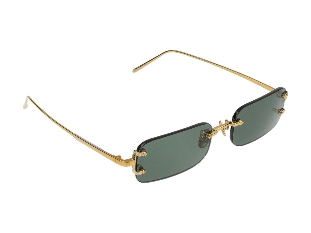 Linda Farrow Sunglasses Linda Farrow Lfl1131 Taylor C9 Yellow Gold/Light Gold 53/17/140