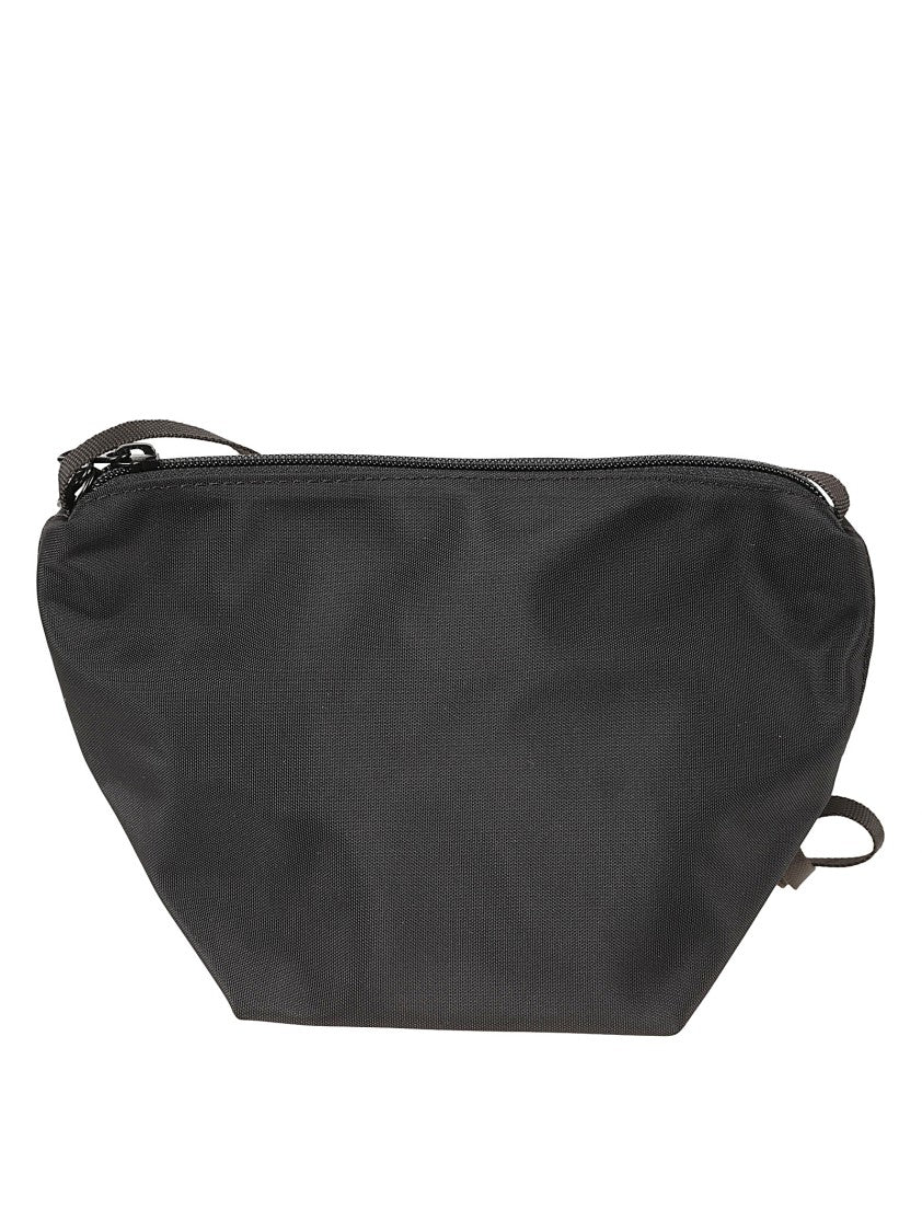 Herve Chapelier Structured Minimalist Black Bag With Detachable Strap