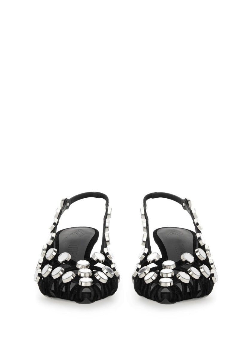 The Attico Slingback "Grid"