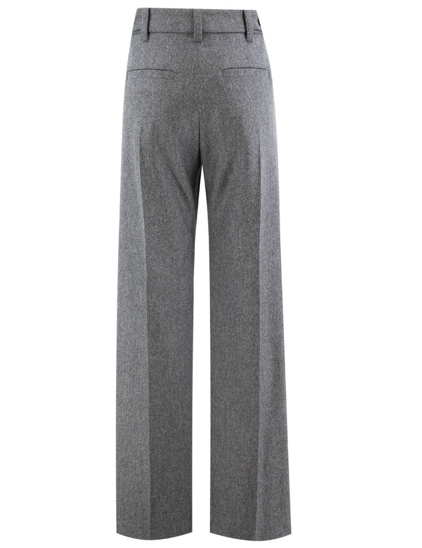 Brunello Cucinelli Tapered Virgin Wool Trousers